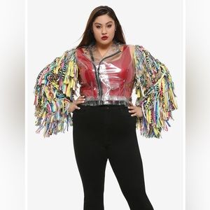 HerUniverse Birds of Prey Harley Quinn Jacket (and Bruce Necklace)